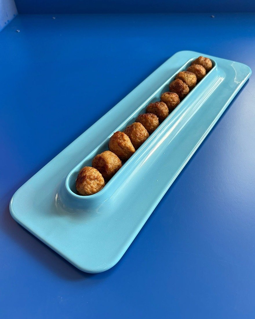 A Plate Designed Specifically for Ikea Meatballs, by Architect