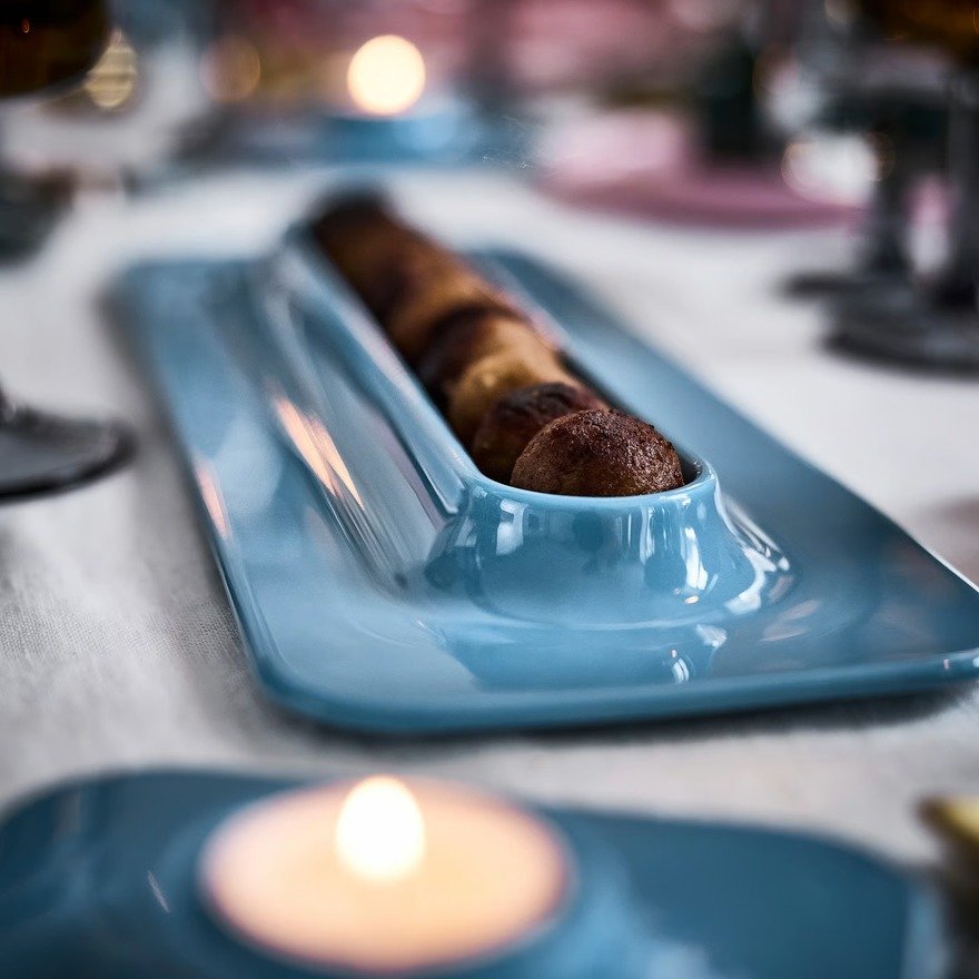 A Plate Designed Specifically for Ikea Meatballs, by Architect