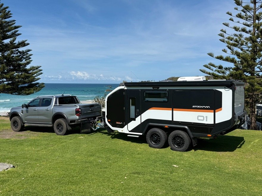 An Australian Off-Road Camper Trailer Designed Specifically for E-Bikers 