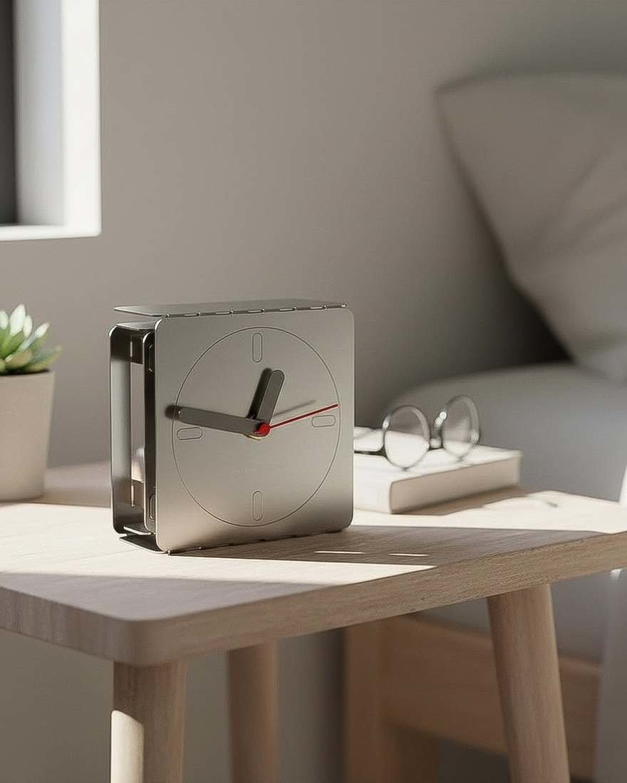 A Fold-to-Assemble Spiritual Successor to Braun's AB 20 Clock - Core77