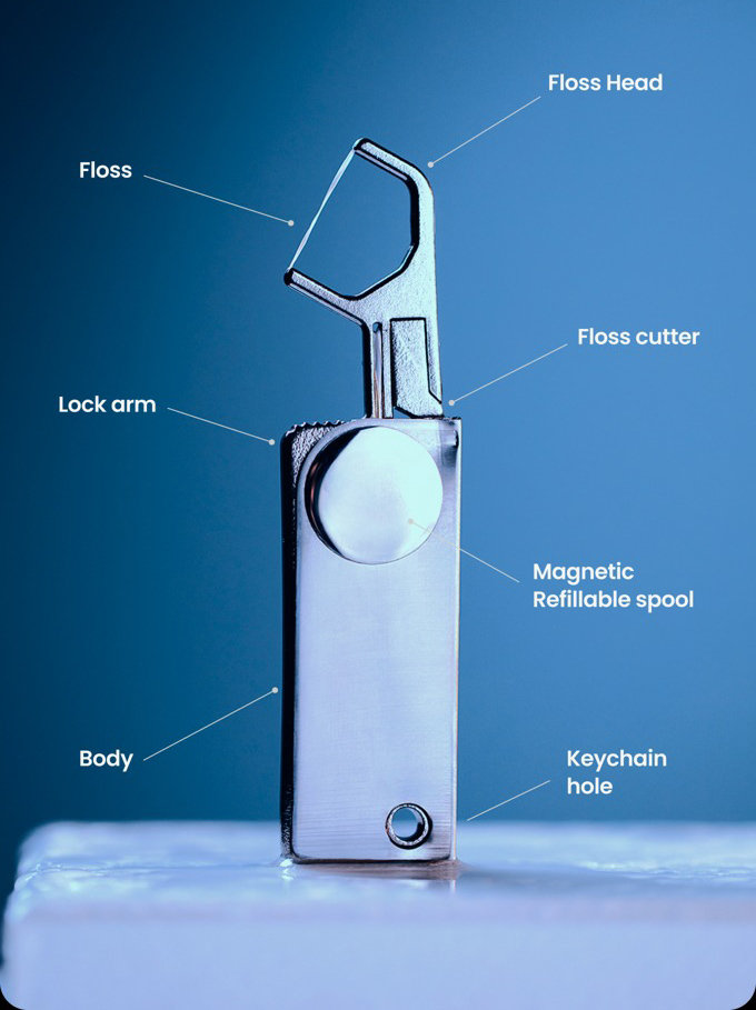 Industrial Design Firm's Refillable Metal Floss Tool Lands $425K on ...