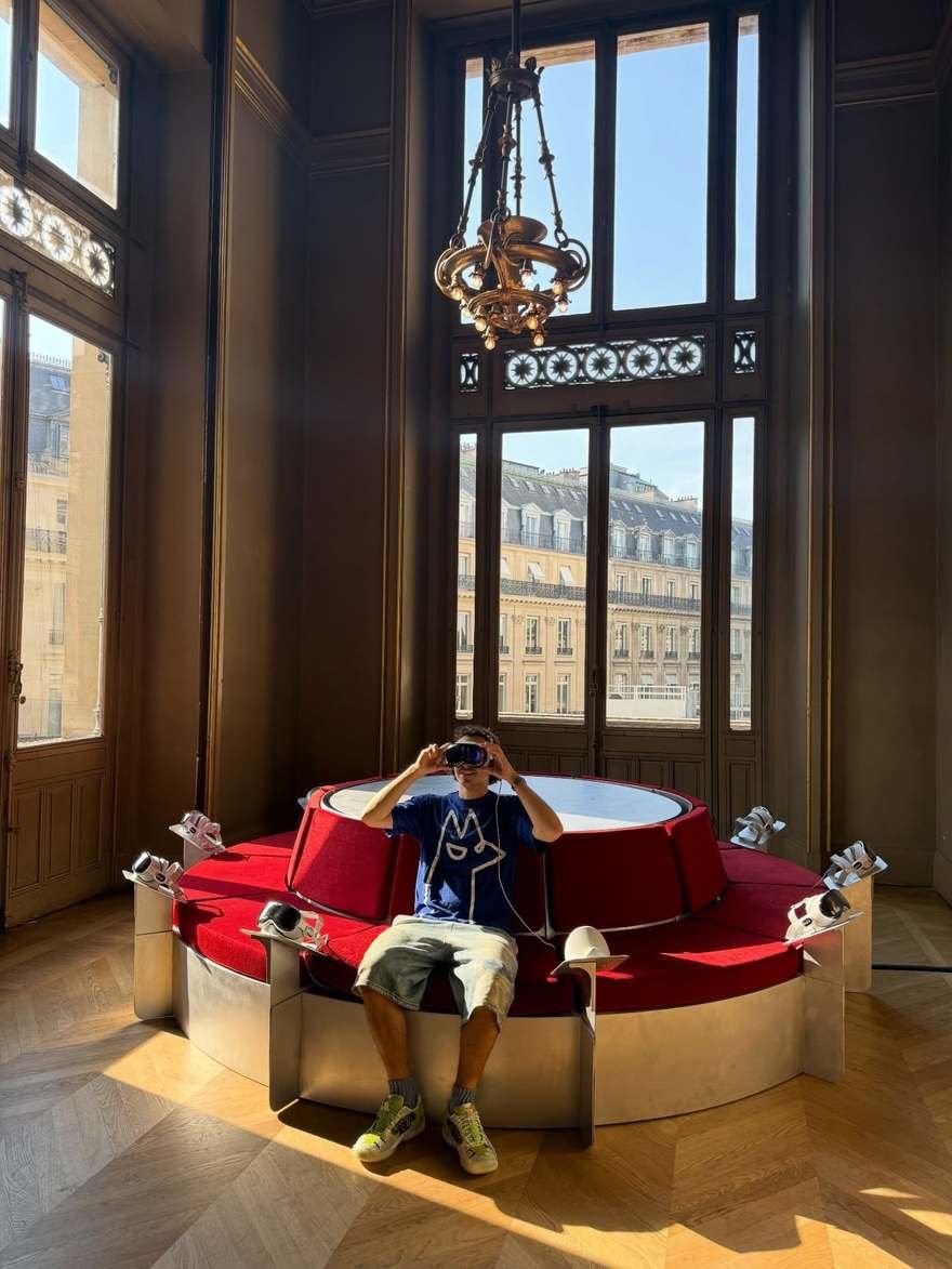 An Apple Vision Pro Seating Station at a Parisian Opera House - Core77
