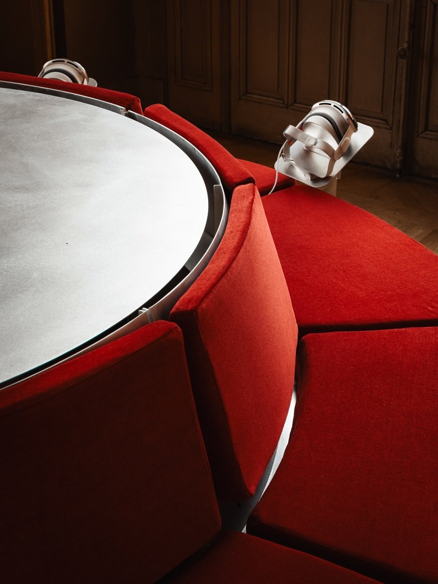 An Apple Vision Pro Seating Station at a Parisian Opera House - Core77