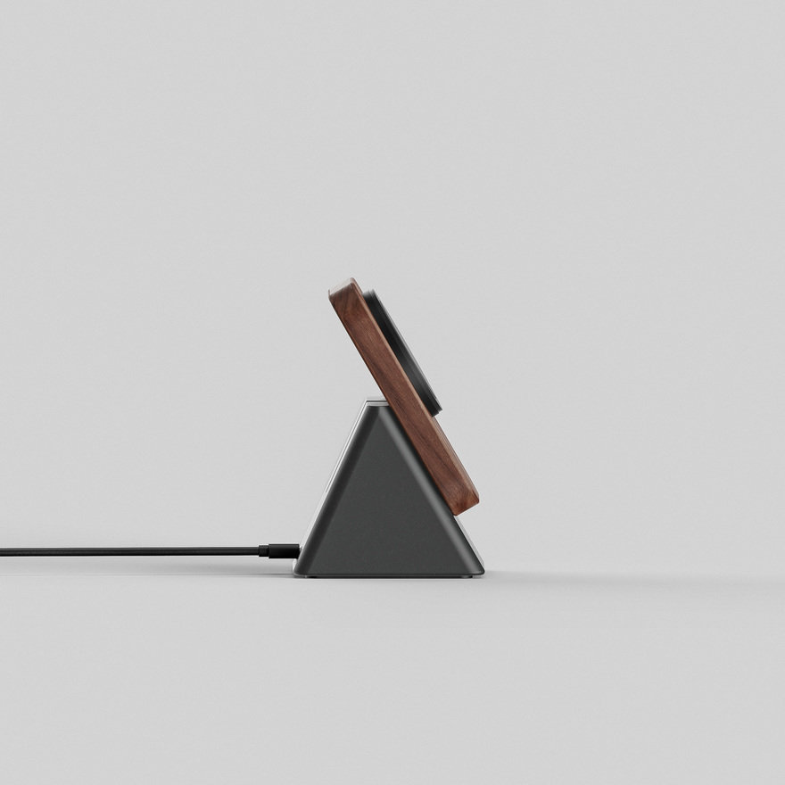 Modhaus' Wireless Phone Charger with a Concrete Base - Core77