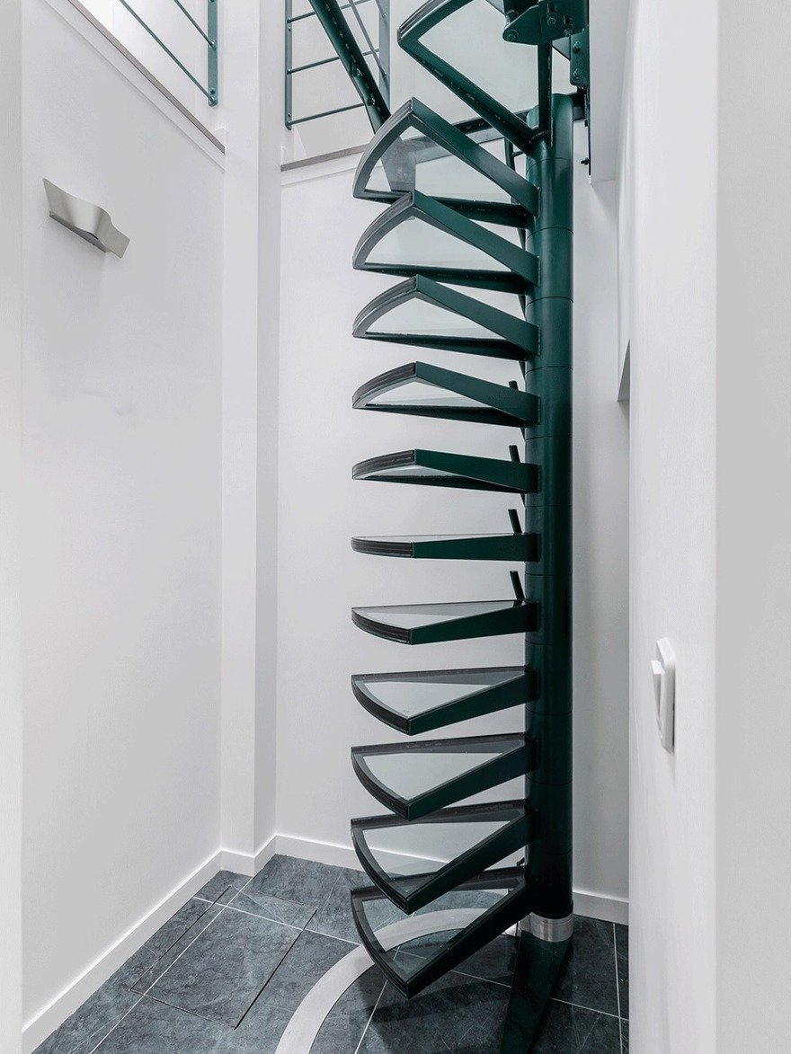 A Space-Saving Retractable Spiral Staircase - Core77