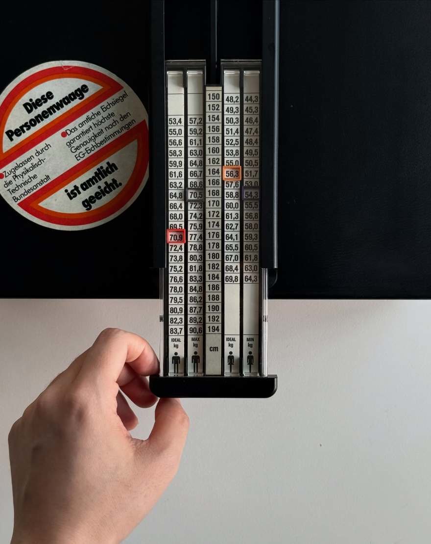 How Much Should You Weigh? This 1970s Scale Told You - Core77
