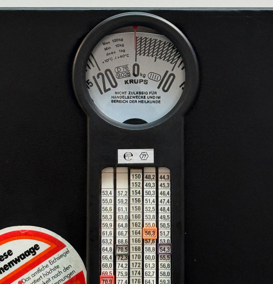 How Much Should You Weigh? This 1970s Scale Told You - Core77