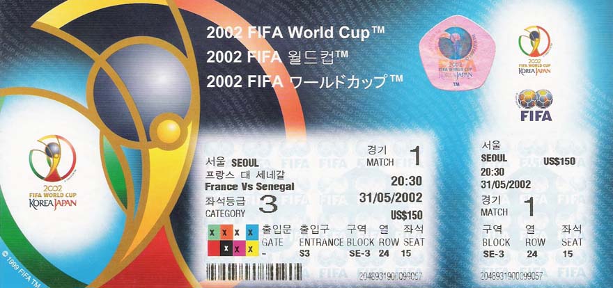 Throwback Thursday Over 80 Years Of World Cup Ticket Designs Core77