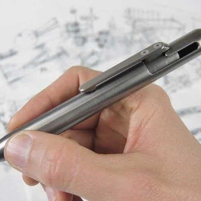 The Marksmith: A Titanium Retractable Permanent Marker - Core77
