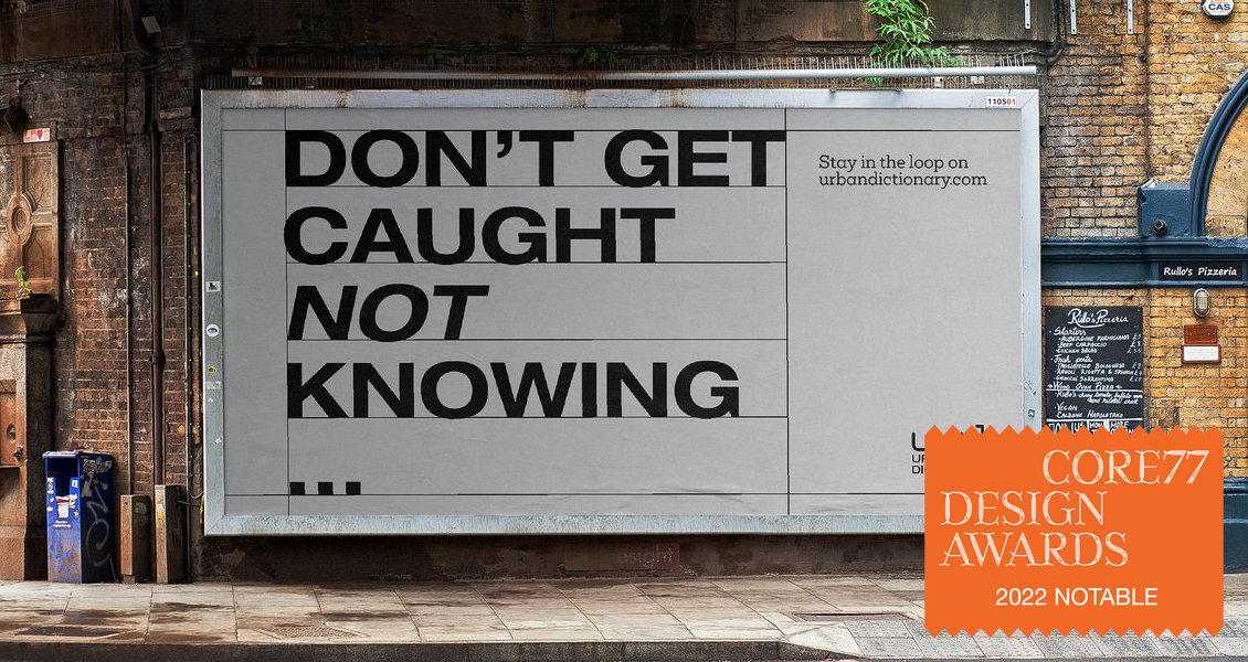 Urban Dictionary by Yuqin Ni / Core77 Design Awards