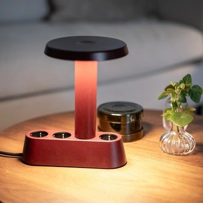 The Nomad Collection: Sleek Power Strips with Plug-In Lamps