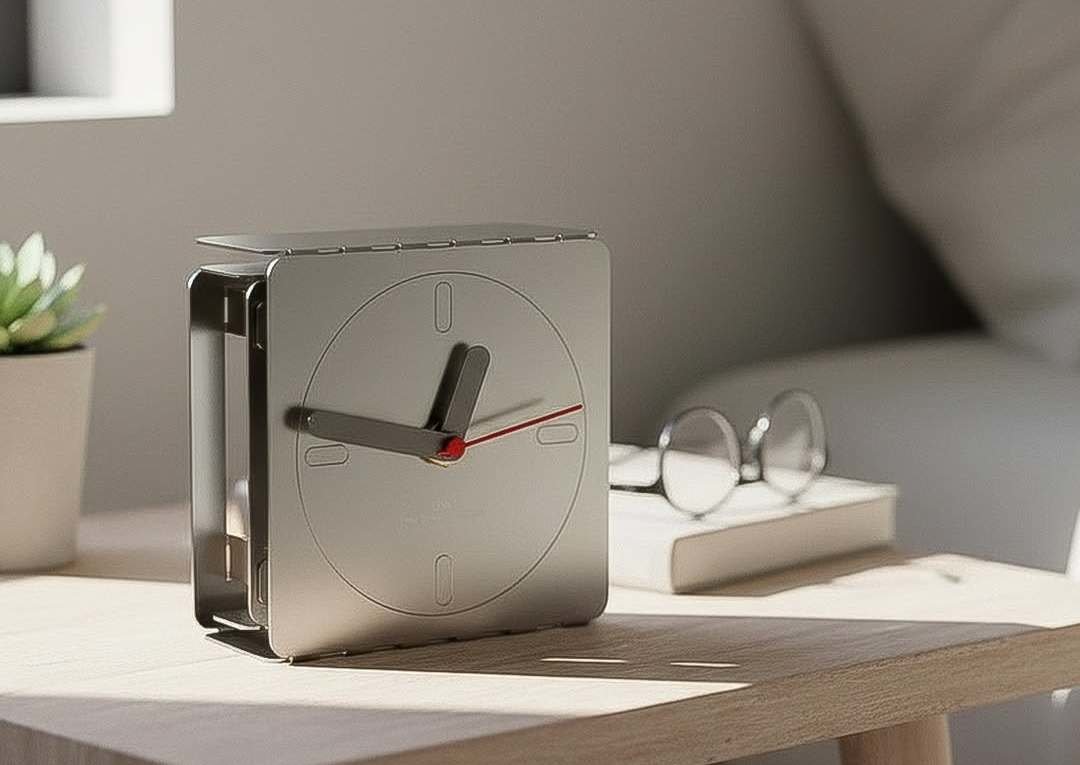 A Fold-to-Assemble Spiritual Successor to Braun's AB 20 Clock - Core77
