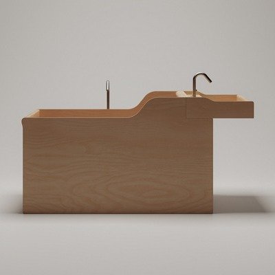 David Chipperfield Design's Plywood Bathtub