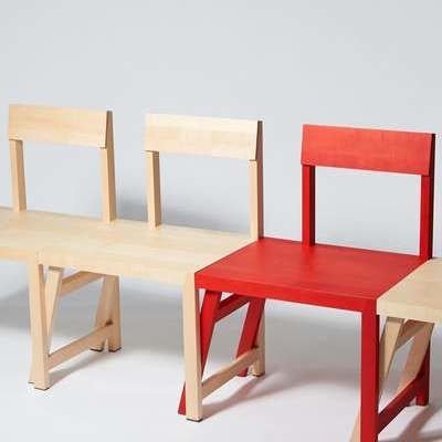 Soccer-Inspired Asymmetrical Linking Chairs