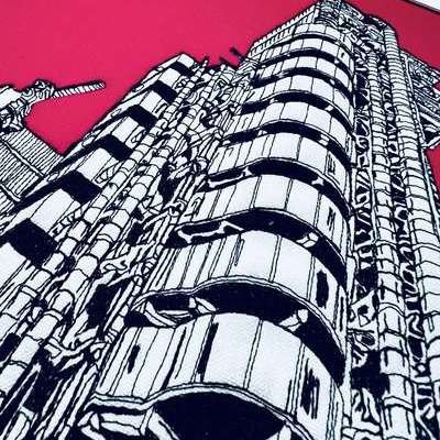 Architectural Renderings Created with a Sewing Machine  - Core77