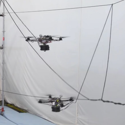 Watch These Quadrotor Drones Autonomously Build a Suspension Bridge Out ...