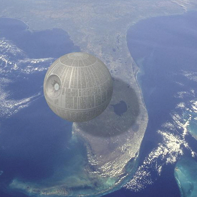 The Death Star vs. Florida and Other Photorealistic Scale Comparisons ...