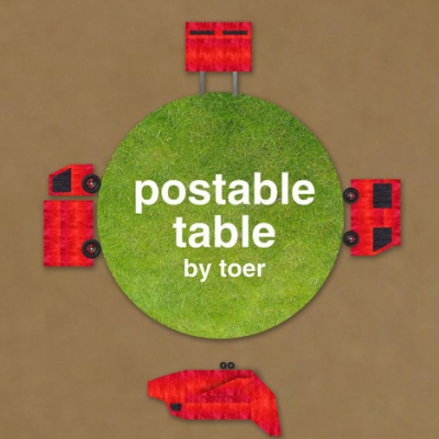 It Came from the Internet: Postable Table by Studio Toer - Core77