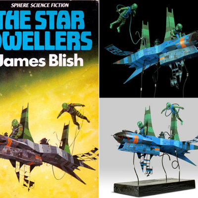 And Now, a Crazy Detailed 3D Model of a Sci-Fi Book Cover