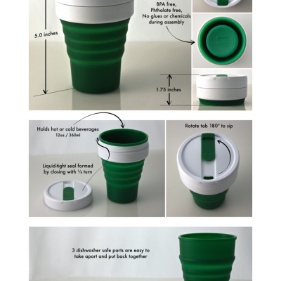 The Latest Kickstarter Smash: Smash Cup, a Collapsible Travel Mug - Core77