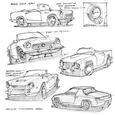 This is How a Sketch-Happy Industrial Designer Shops for a Vintage Car
