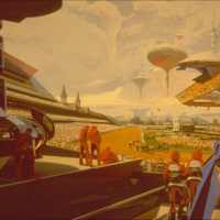 SYD MEAD 最新傑作アート集 ラフォーレ・ミュージアム 1983年